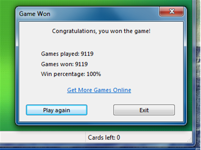 Highest Score In FreeCell, World Record