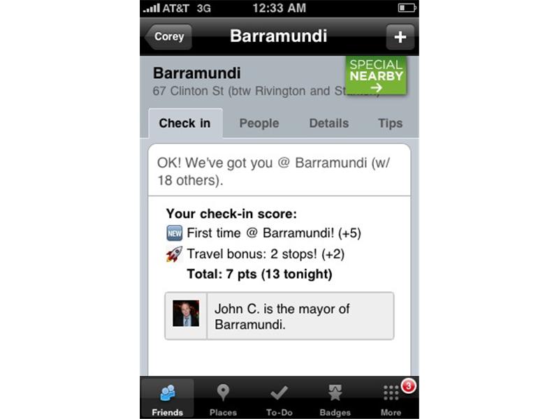 Largest Group To Check In At Same Venue On Foursquare At Once
