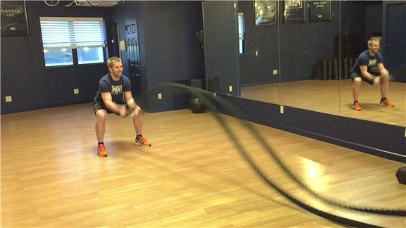 Most Battle Rope Slams in 20 Seconds!