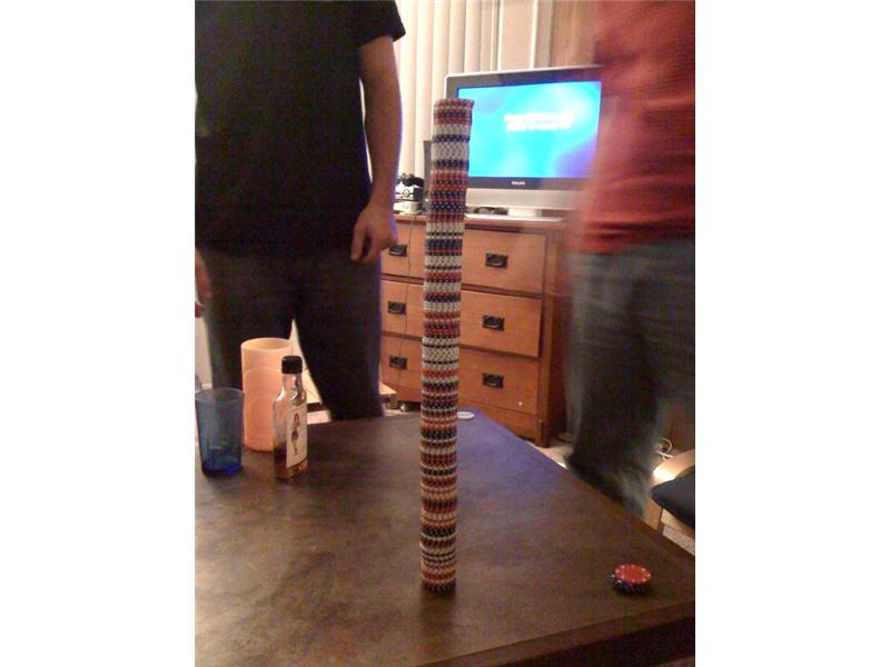 Tallest Poker Chip Tower