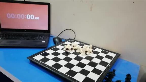 Fastest Time to Arrange a Chess Set With One Hand