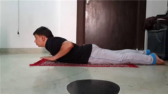 Cobra Pose Without Hand Support