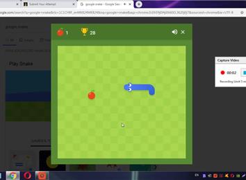 I beat the google snake game in WORLD RECORD time 