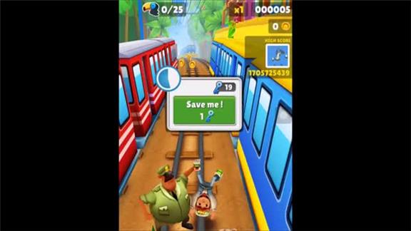 Subway Surf - Hack imortal boy 1000000+ points 