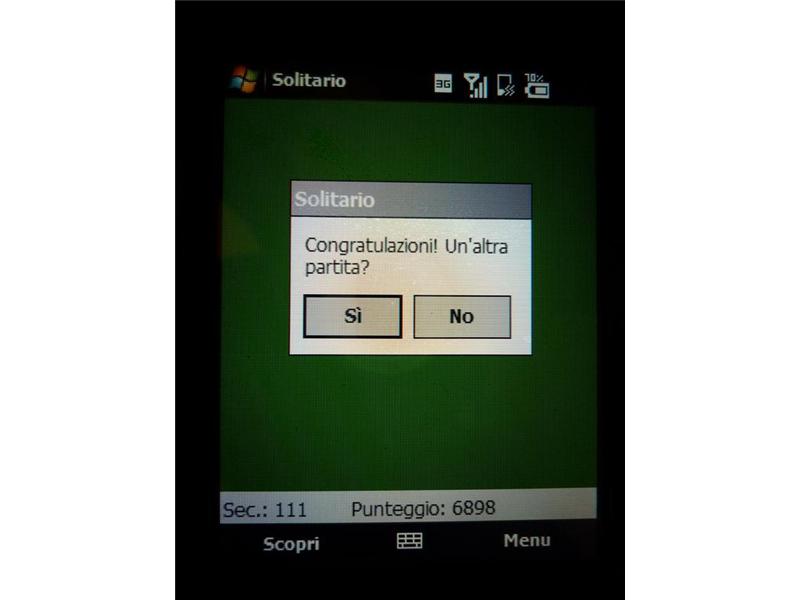 Highest Solitaire Score Using A Windows Mobile Device