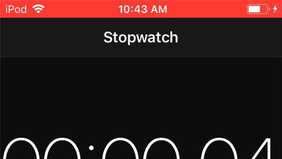 Most Times Pressing The Lap Button On An iPhone Stopwatch In One Minute