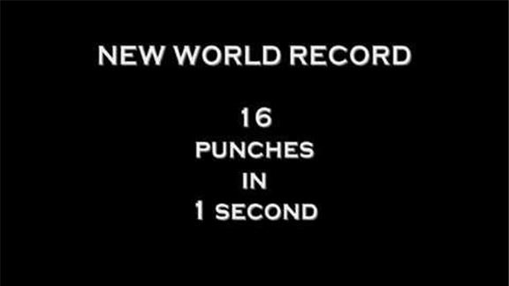 Most Speed Punches in One Second
