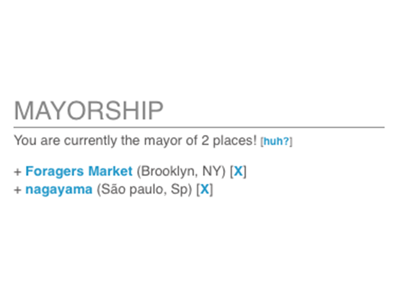 Most Cities In Which To Hold A Foursquare Mayorship At Once