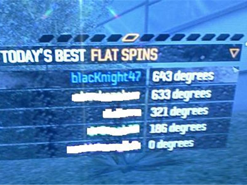 Largest Flat-Spin Record In 