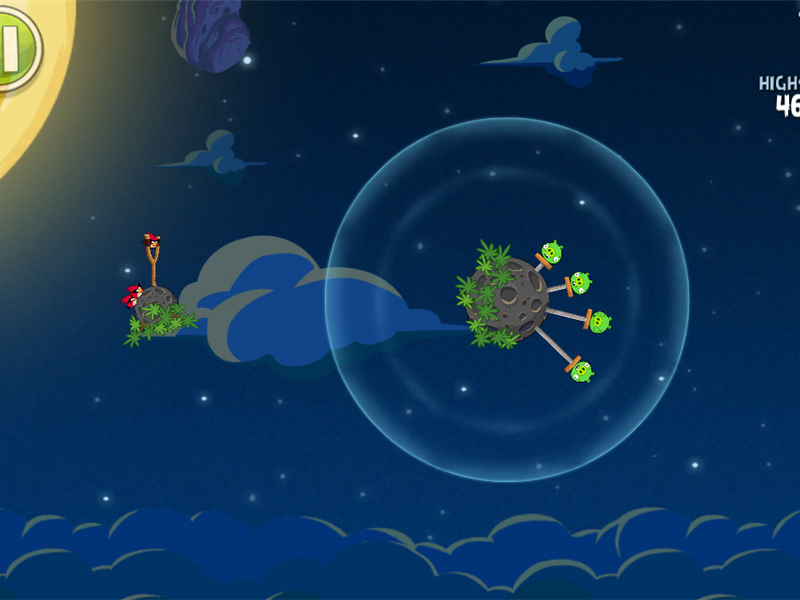 Highest Score On Level 1-2 Of Angry Birds Space: Pig Bang