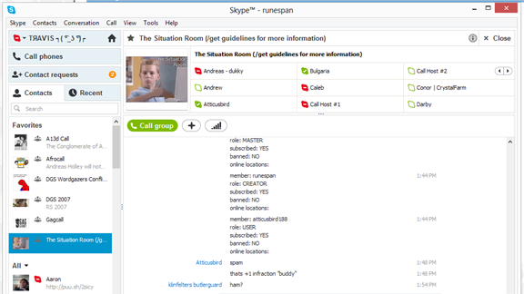 Longest Active Skype Call