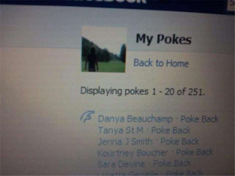 Most Facebook Pokes