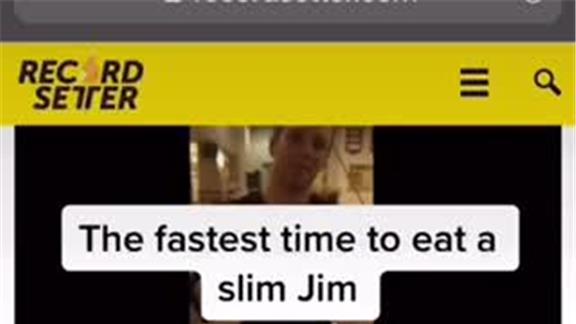 Fastest Slim Jim Eaten 