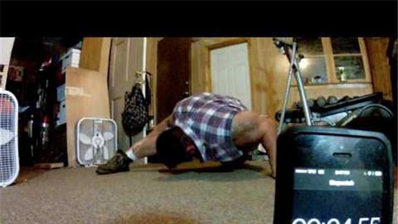 Fastest Time To Complete 150 One-Armed Push-Ups