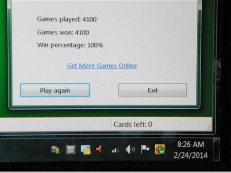 Highest Score In FreeCell, World Record