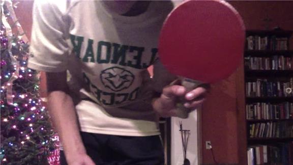 Most Ping Pong Ball Bounces With a Paddle