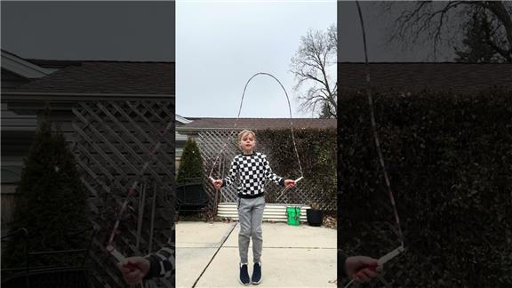Most Jump Rope Skips by 9 Year Old