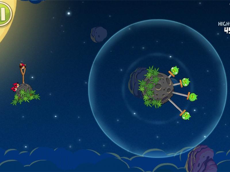 Highest Score On Level 1-2 Of Angry Birds Space: Pig Bang