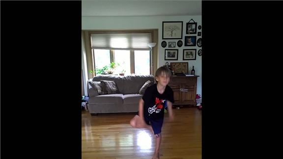 Longest Time Balancing on One Leg by an Eight-Year-Old