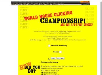 fastest mouse clicker world record