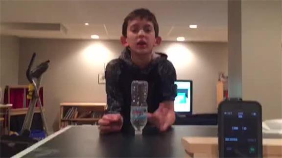 Most Water Bottle Upside Down Flips Onto A Table In One Minute