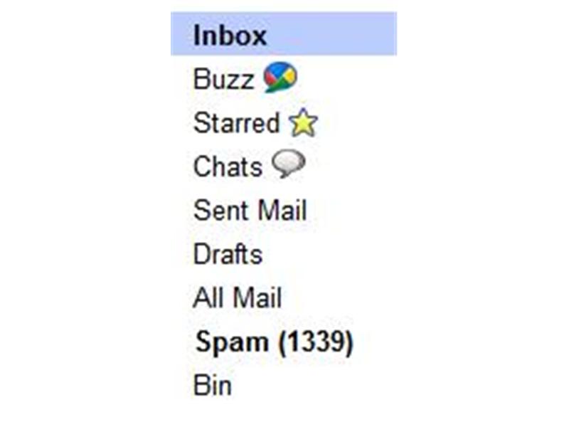 Most Spam Emails In An Inbox
