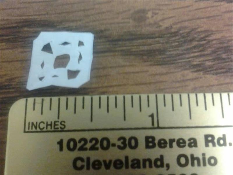 Smallest Paper Snowflake