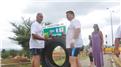 Fastest Time For Two People To Flip A 100-Kilogram Tire 10 Kilometers