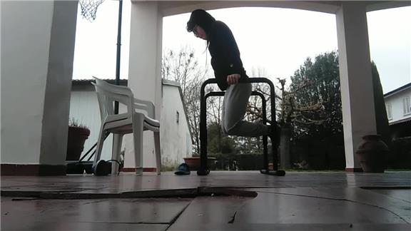 Most Dips On Parallel Bars In 20 Seconds