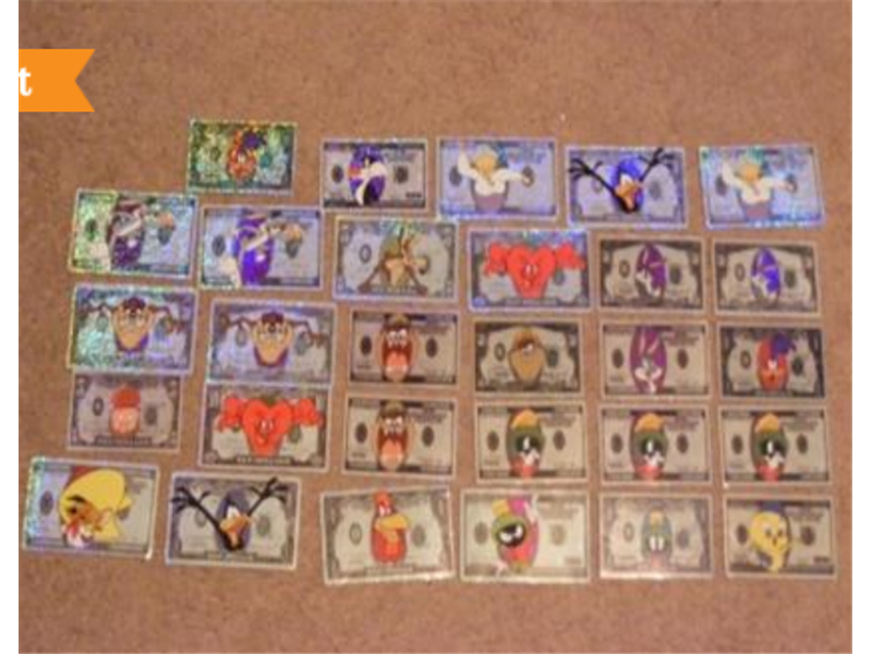 Largest Collection Of Looney Tunes Money Stickers 