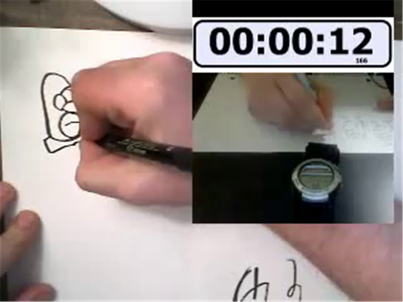 Homer Simpson drawing speedrun (WORLD RECORD) 