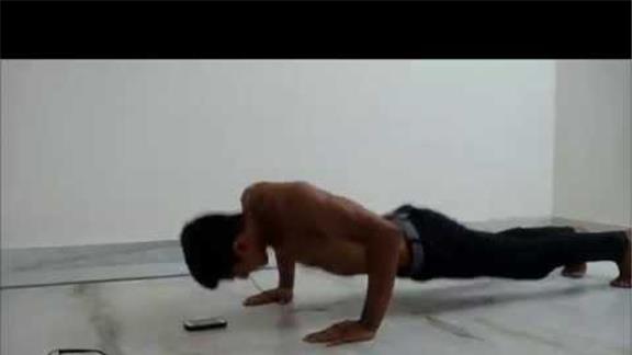 MOST PUSH UPS PERFORMED by 15 YEAR OLD BOY in 1 MINUTE