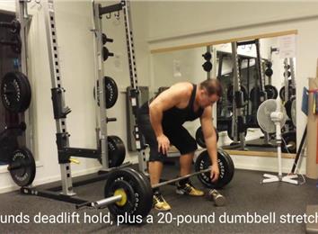 Longest Time To Deadlift A 200-Pound Barbell Using Right Hand While ...