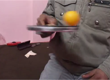 Most Rotations Of A Table Tennis Ball On A Table Tennis Paddle Surface ...