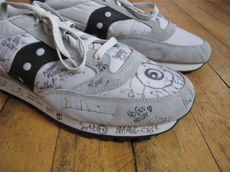 Most Autographs On A Shoe