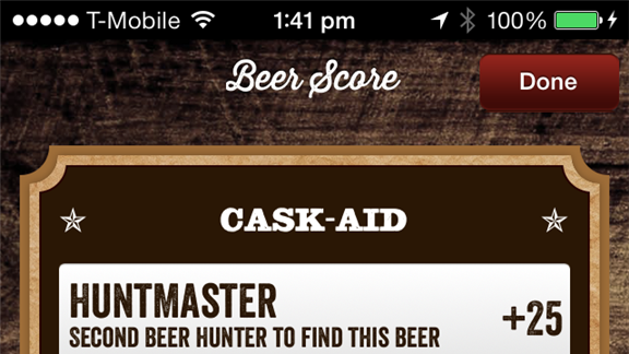Highest Number of Points for a Single Beer in Beer Hunt