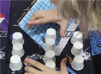 Fastest Time To Stack 10 Paper Cups Into A Pyramid | World Record | KAI ...