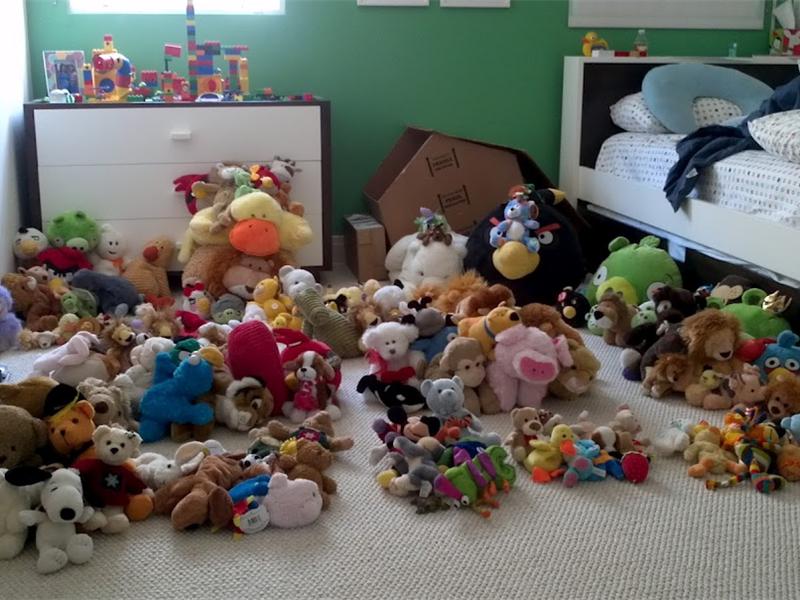 Most Stuffed Animals In A Bedroom