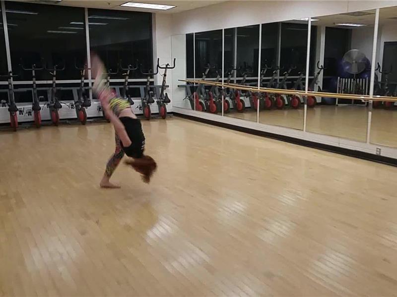 Most Aerial Cartwheels In 10 Seconds World Record Allie and