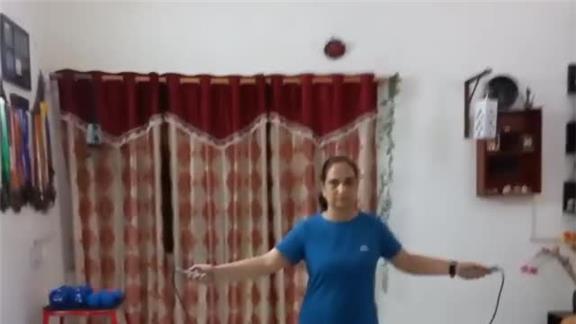 Most Backward Skipping in One Minute 