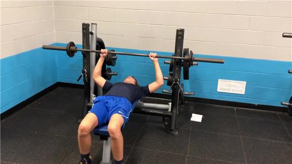 Most Bench Presses of a 60-Pound Barbell by a 14-Year-Old