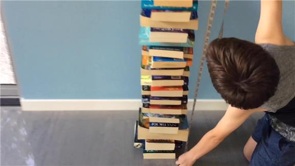 Tallest Paperback Book Tower