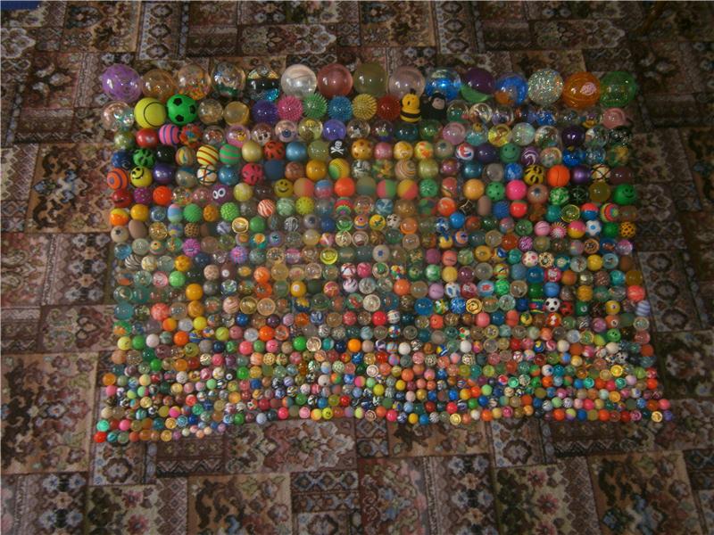 Largest Collection Of Bouncy Balls