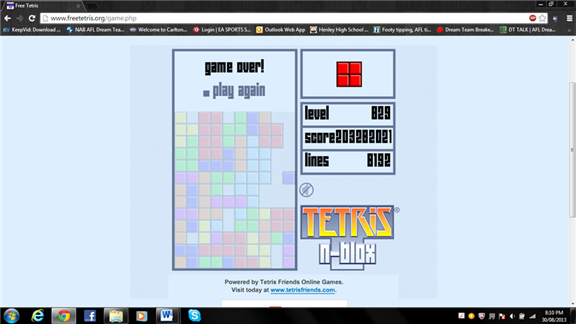 Highest Score On Tetris Game | World Record | SamJobe