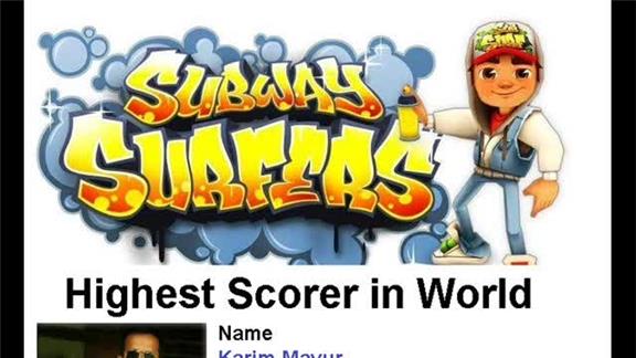 Subway Surfers Highest Score in the World