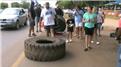 Fastest Time To Flip A 209-Kilogram Tire One Kilometer
