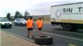 Fastest Time For Two People To Flip A 100-Kilogram Tire Five Kilometers