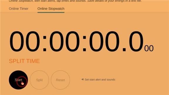 Fastest Time To Start And Stop An Online Stopwatch