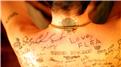 Most Signatures Tattooed On A Back