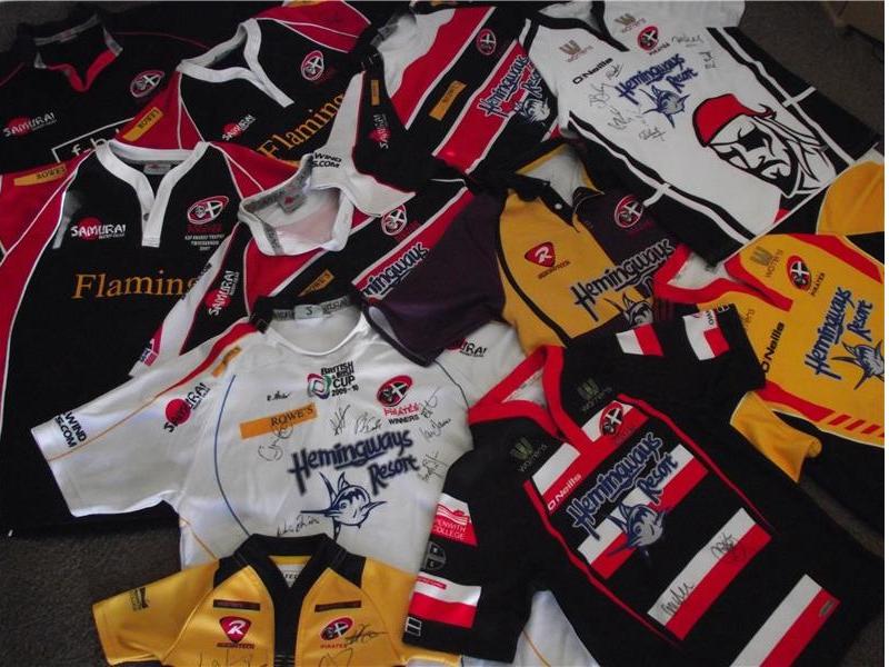 Largest Collection Of Cornish Pirates Shirts